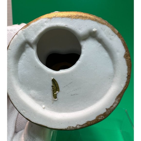 Hand Painted Around the World Santa England 1905 Porcelain Heilig Meyers 5" - Picture 7 of 8